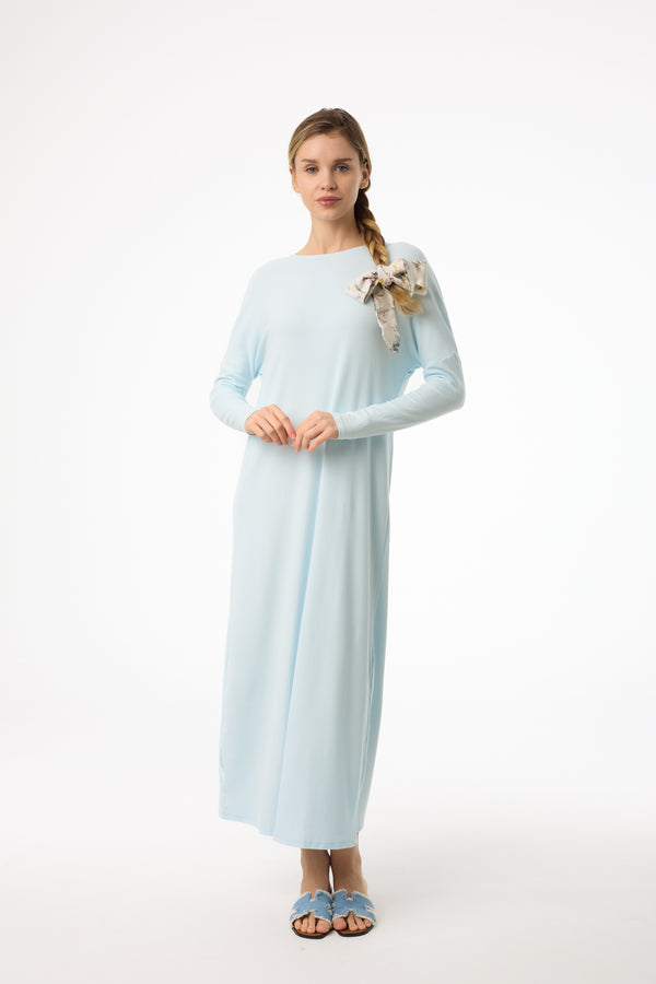 Light Blue Swing Maxi