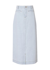 Light Blue Basic Denim Skirt