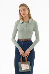 Light Sage Polo T-Shirt