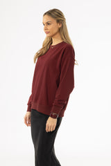 Maroon Graphic Sweatshirt