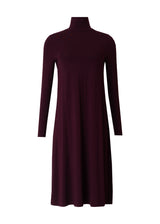 Plum Turtleneck Dress