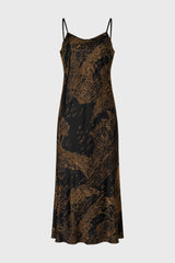 Midnight Garden Printed Slip Dress