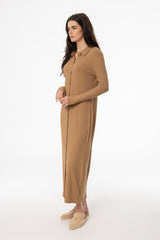 Mocha Cardi Maxi Dress