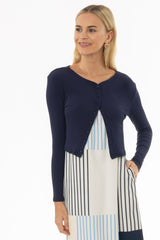 Navy Basic Cardigan