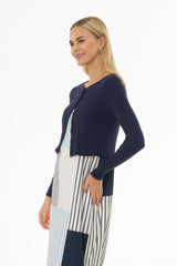 Navy Basic Cardigan