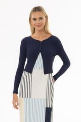 Navy Basic Cardigan