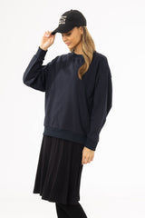 Navy Graphic Sweatshirt