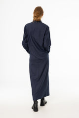 Navy Pinstripe Everyday Skirt