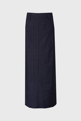 Navy Pinstripe Everyday Skirt