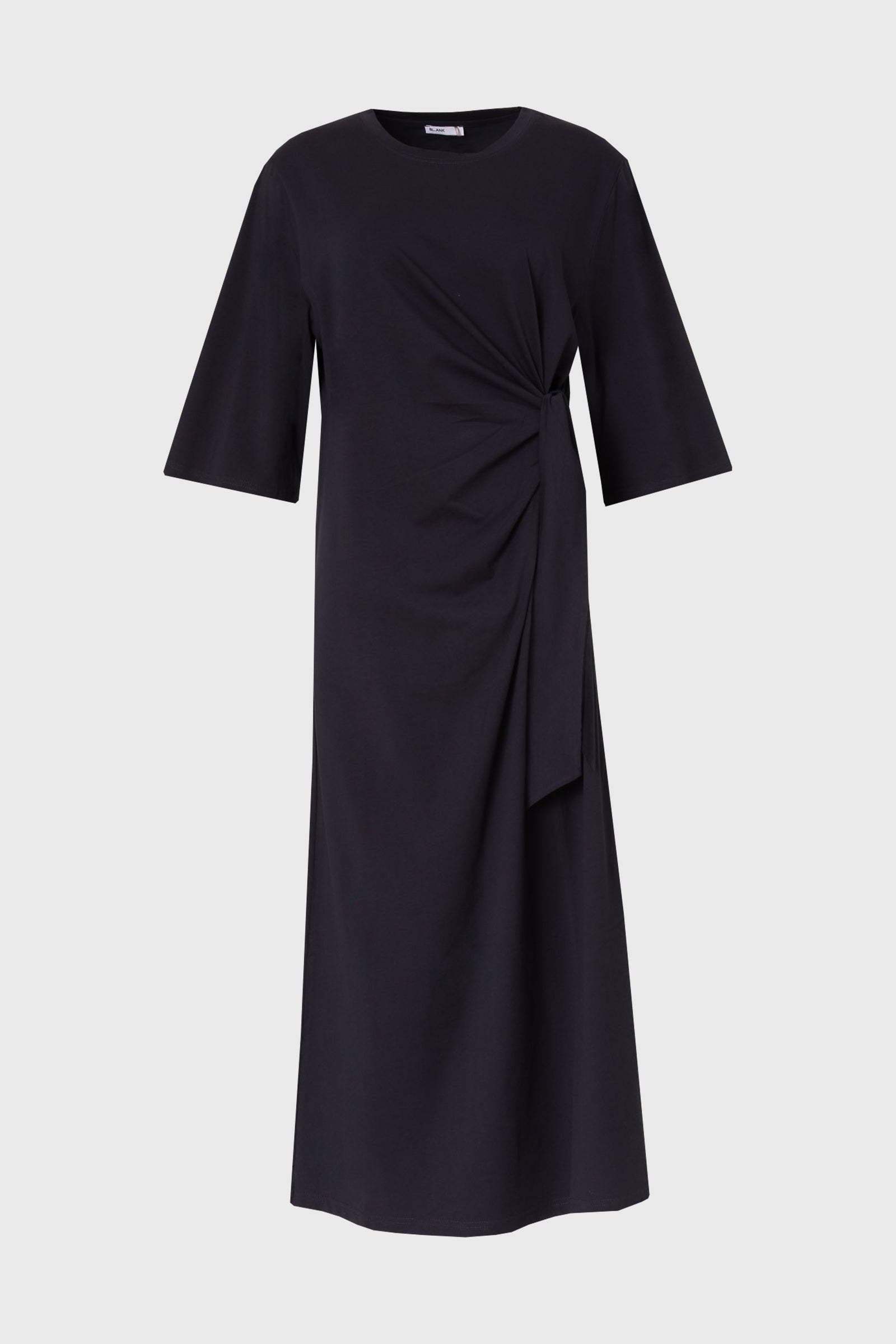 navy t shirt maxi dress Navy Side Tie T-Shirt Maxi Dress – BLANK