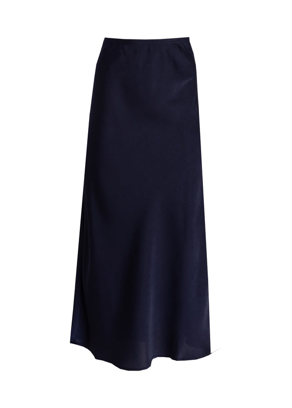 Navy Silk Skirt Set - sold separately