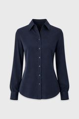 Navy Slip Blouse