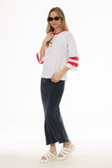 Navy Slip Skirt