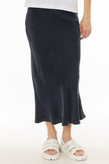 Navy Slip Skirt