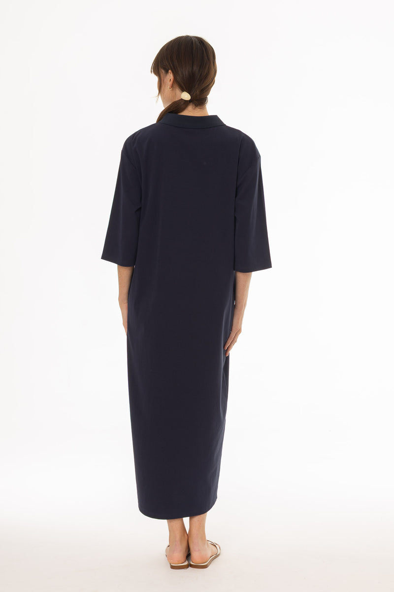 navy blue polo dress Womens Blue Polo Dress