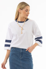 Navy Varsity T-Shirt