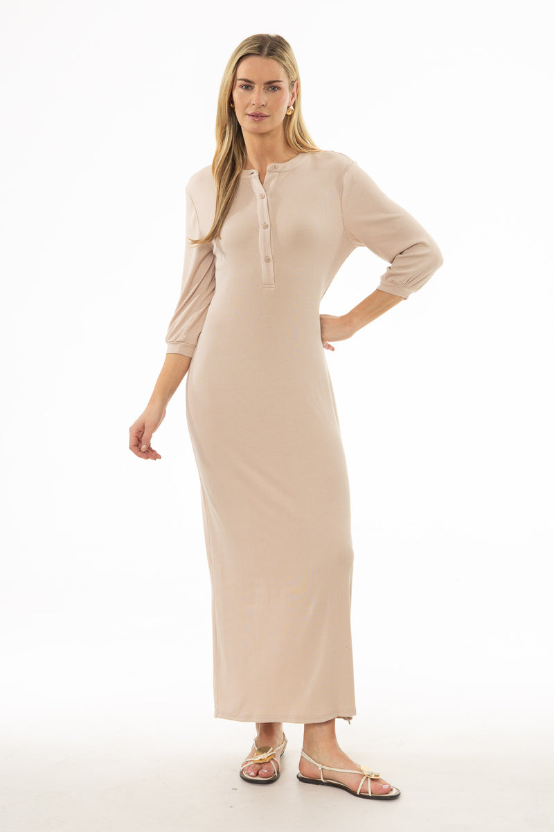 three quarter sleeve maxi dresses Oatmeal 3/4 Dress – BLANK Storage Dresser Plus Size Black Short The model is 170cm Color:PERIWINK