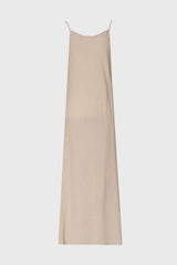 Oatmeal Linen Feel Slip Dress