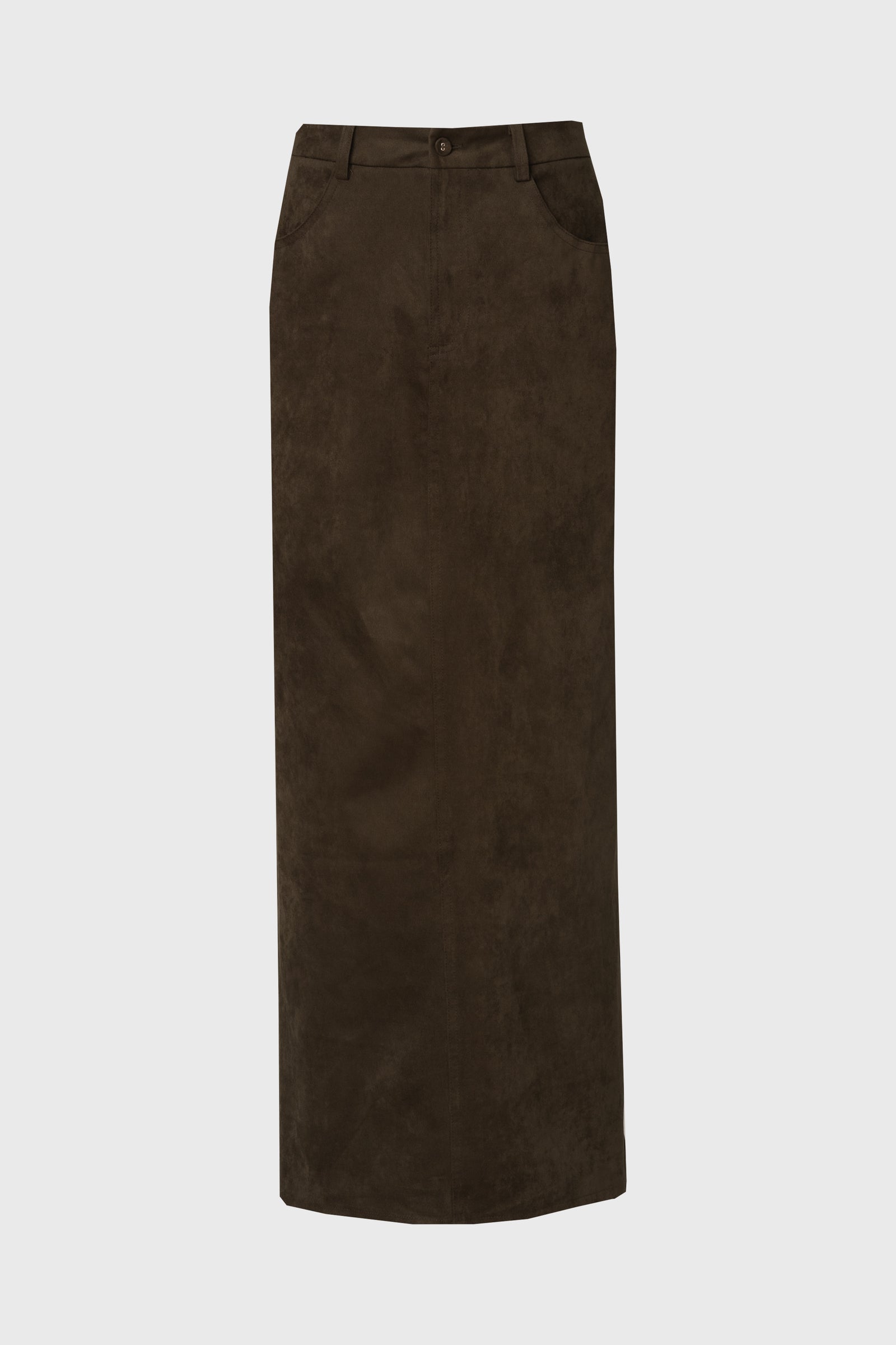 Olive Everyday Microsuede Skirt – BLANK