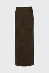 Olive Everyday Microsuede Skirt