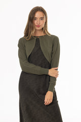 Olive Knit Overlay