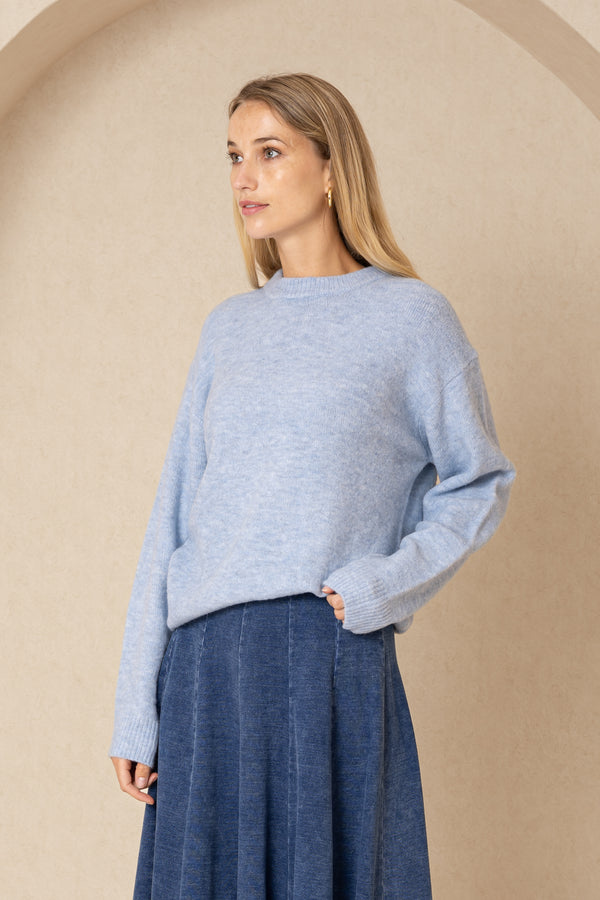 Light Blue Oversized Sweater