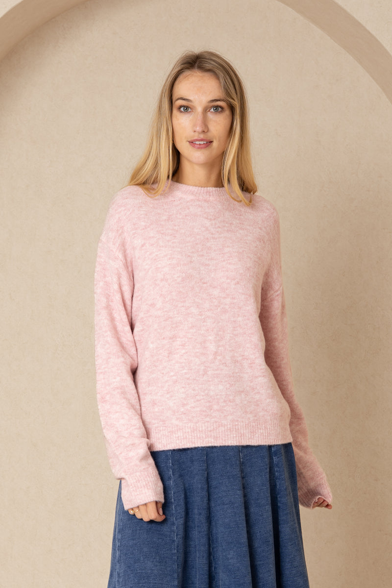 Light Pink Oversized Sweater BLANK