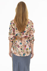 Pink Paisley Printed Blouse