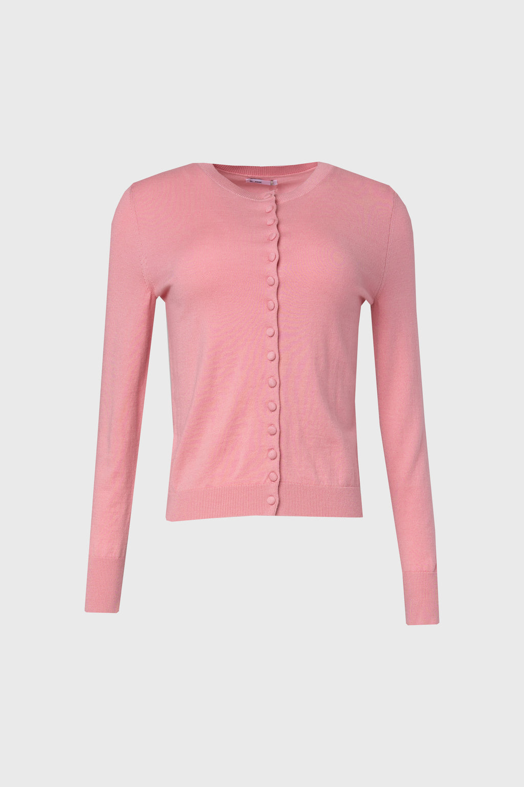 Pink Button Knit Cardigan – BLANK