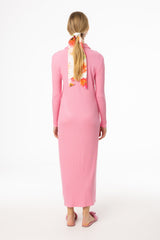 Pink Cardi Maxi Dress