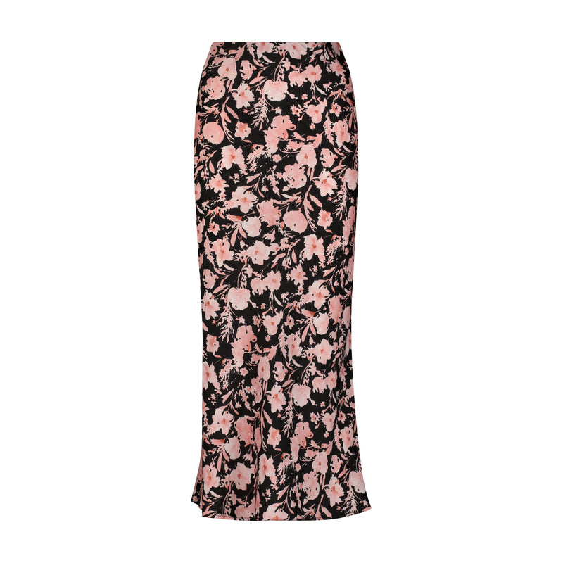 Pink Floral Slip Skirt