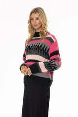Pink Multi Knit Sweater