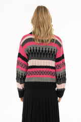 Pink Multi Knit Sweater