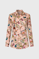 Pink Paisley Printed Blouse