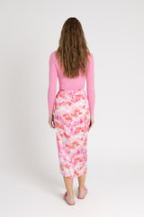 Pink Printed Sarong