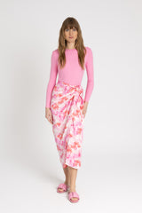 Pink Printed Sarong