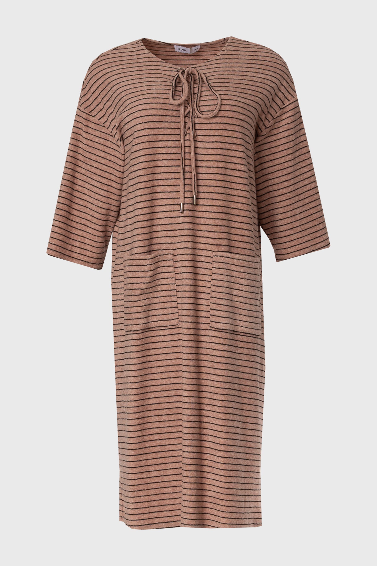 Pink Striped Terry Dress BLANK Pink Striped Terry Dress BLANK