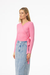 Pink Wrap Tee