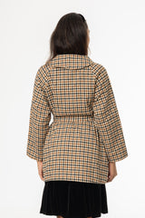 Plaid Tie Jacket