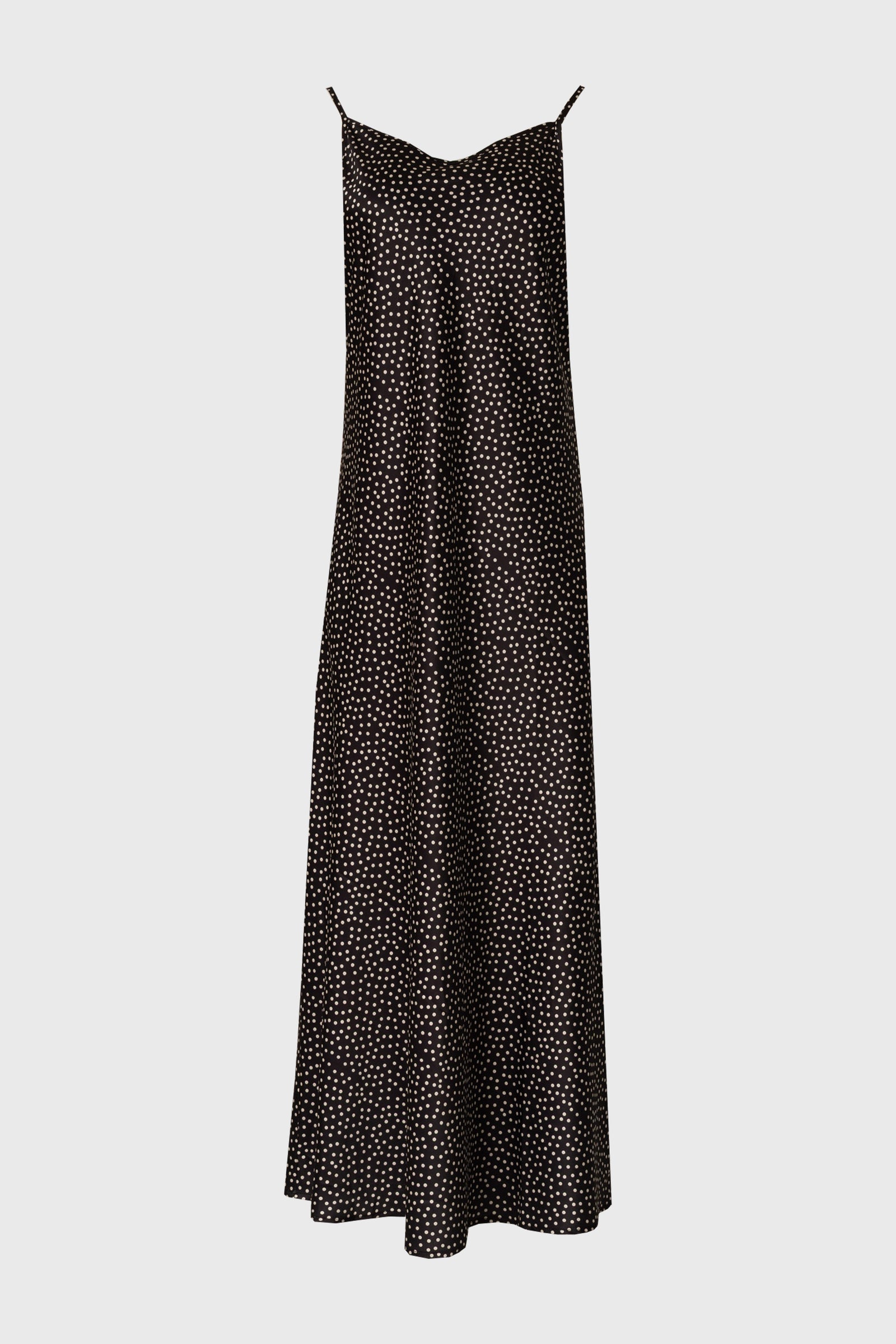 knee length dresses for ladies ROSARIA SLIP DRESS POLKA DOT