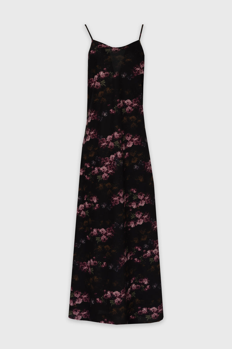 Purple Floral Printed Slip Dress – BLANK Purple Floral Printed Slip Dress – BLANK