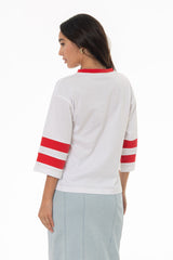Red Varsity T-Shirt