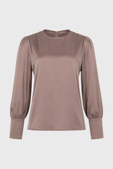 Rose Stretch Silk Feel Blouse