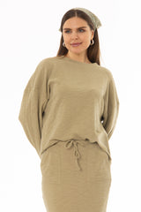 Sage Oversized Swing Top