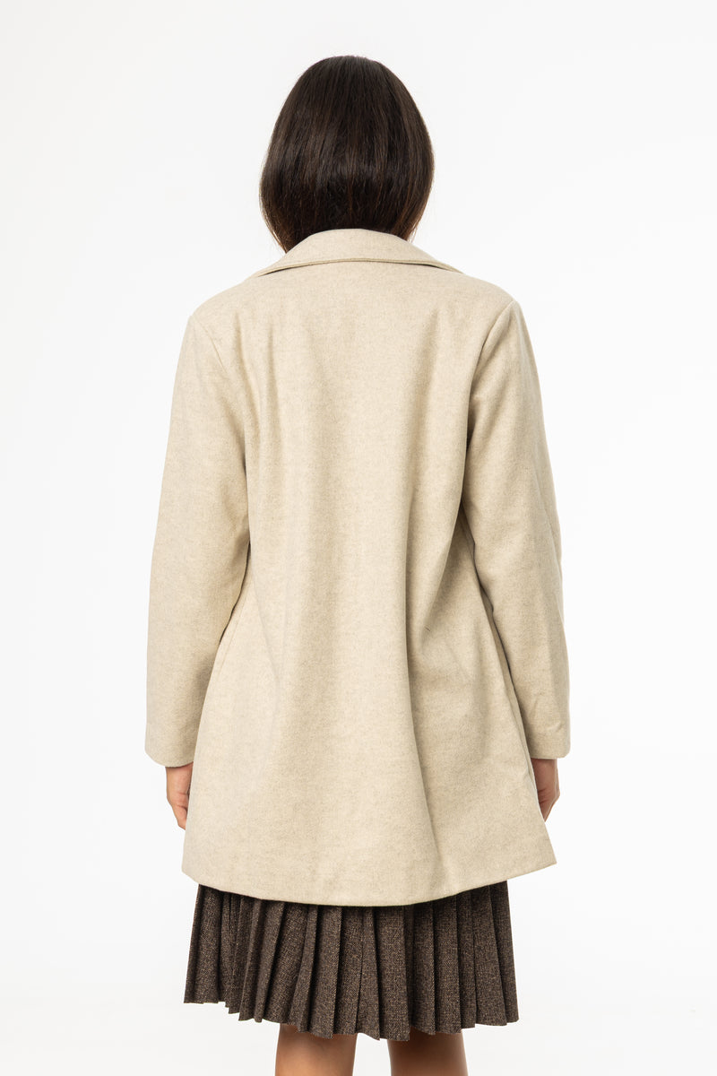 Sand Wool Coat