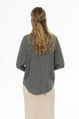 Seafoam Henley Dolman T-Shirt