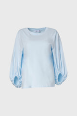 Sky Gathered Sleeve T-Shirt