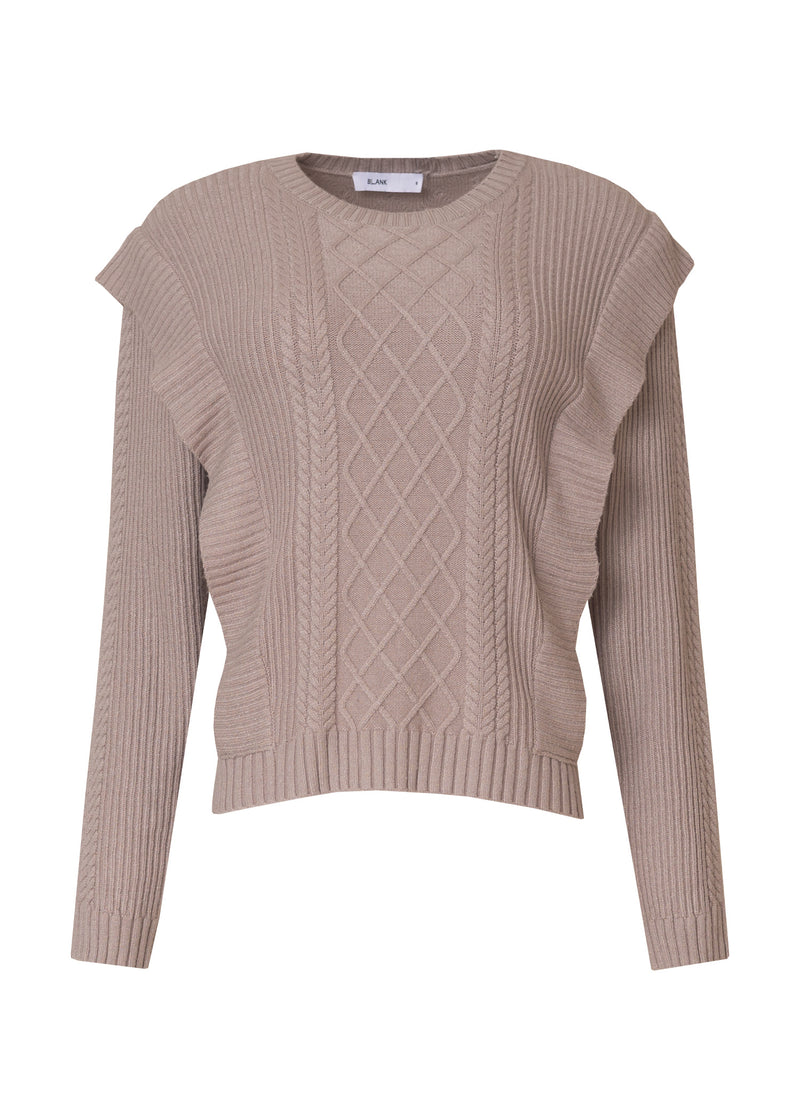 Stone Tri Knit Sweater