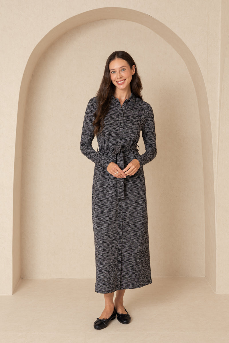 Black Striped Maxi Dress BLANK Black Striped Maxi Dress BLANK