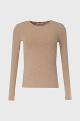 Tan Acid Wash T-Shirt